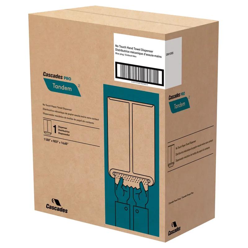 Cascades PRO Paper Towel Dispenser 11.5X8.75X16.6 IN Gray Touchless 1/Each