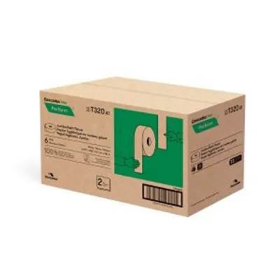 Cascades PRO Perform Toilet Paper & Tissue Roll Tandem 3.4IN X1250FT 2PLY White Jumbo (JRT) 6 Rolls/Case
