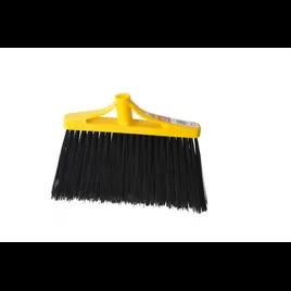 Bristles Indoor Broom Large (LG) 48IN Black Yellow Metal Plastic Angled 1/Each