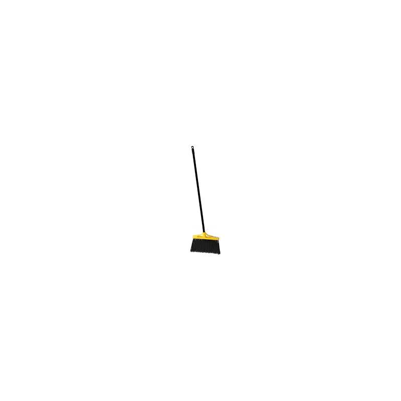 Bristles Indoor Broom Large (LG) 48IN Black Yellow Metal Plastic Angled 1/Each