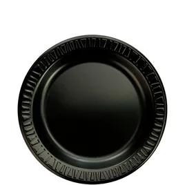Dart® Quiet Classic® Plate 9 IN XPS Black Laminated 125 Count/Pack 4 Packs/Case 500 Count/Case