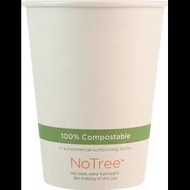 NoTree® Hot Cup 12 OZ Paper PLA Beige 1000/Case