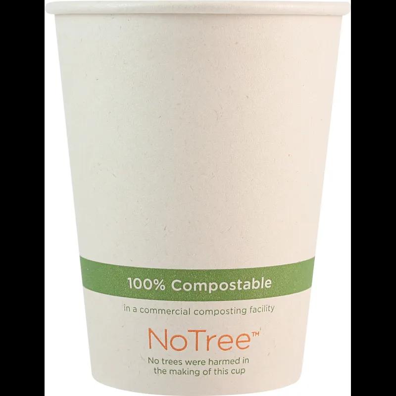 NoTree® Hot Cup 12 OZ Paper PLA Beige 1000/Case