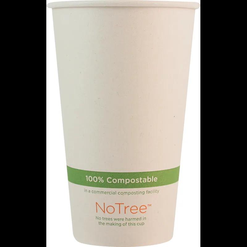 Hot Cup 16 OZ Paper PLA Beige 1000/Case