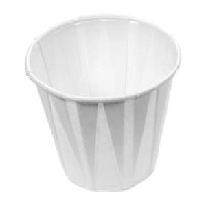 Harvest® Cup Pleated Water 3 OZ Paper White 2500/Case