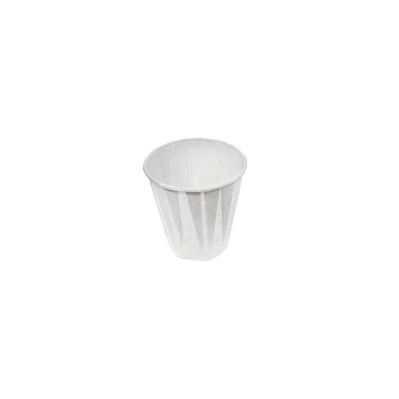 Cup Water Pleated 4 OZ Paper 2500/Case