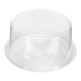 Polar Pak® Cake Container & Lid Combo With Dome Lid 6X4.24 IN PET Clear Black Round Deep 100/Case