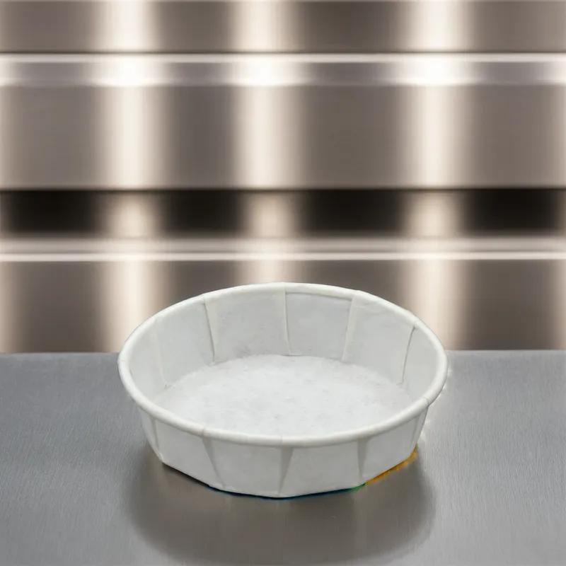 Souffle & Portion Cup 0.75 OZ Paper Squat Pleated 5000/Case