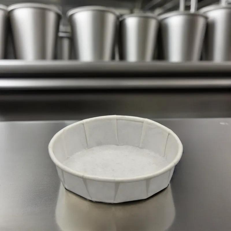 Souffle & Portion Cup 0.75 OZ Paper Squat Pleated 5000/Case