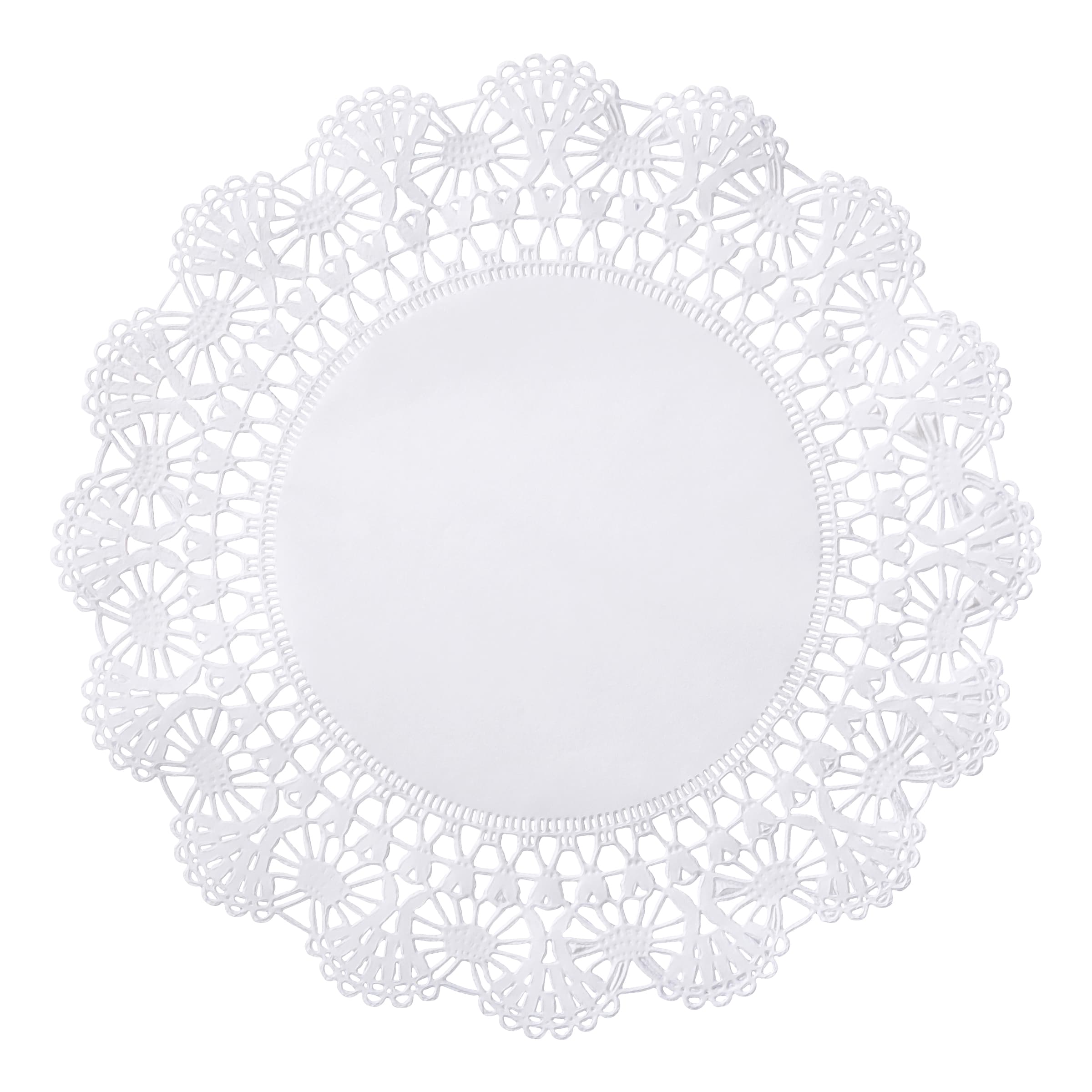 Cambridge Doily 6 IN Paper White Lace Round 1000/Box