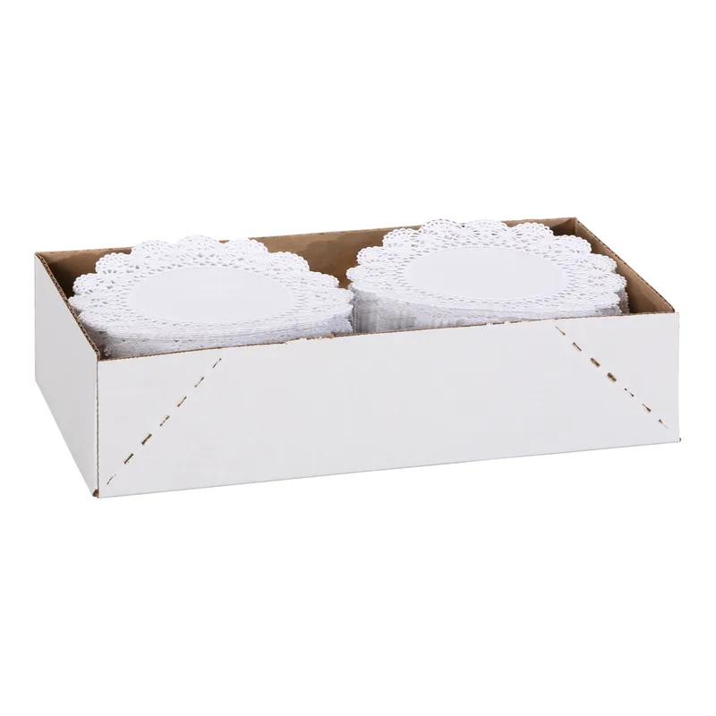 Cambridge Doily 6 IN Paper White Lace Round 1000/Box