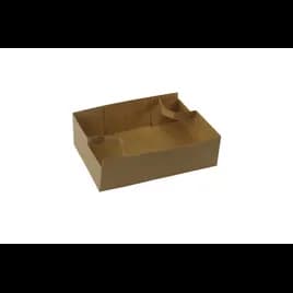 #1 Cup Carrier & Tray 9.375X6.375X2.75 IN 2 Compartment Paperboard Kraft Strap 250/Case