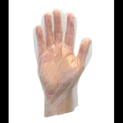 Gloves Medium (MED) Clear PE Powder-Free 1000/Box