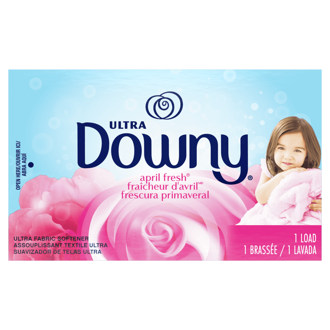 Downy® Ultra Dryer Sheets Coin Vend 156/Case