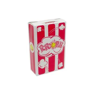Popcorn Take-Out Box Base 4X2X6.5 IN Paper Multicolor Rectangle 500/Case