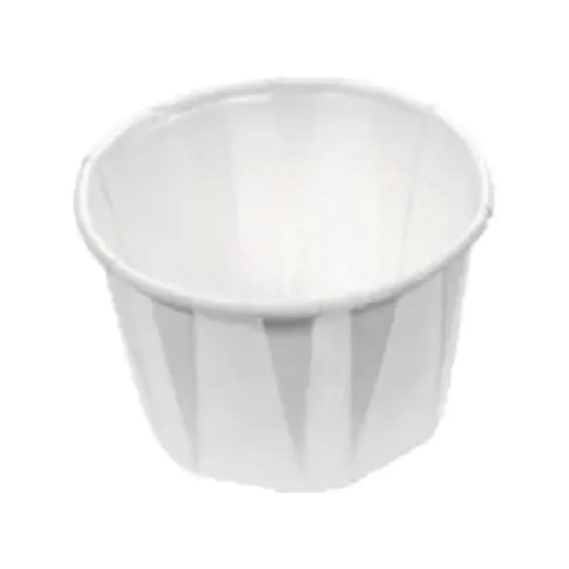 Souffle & Portion Cup 1.25 OZ Paper White 5000/Case
