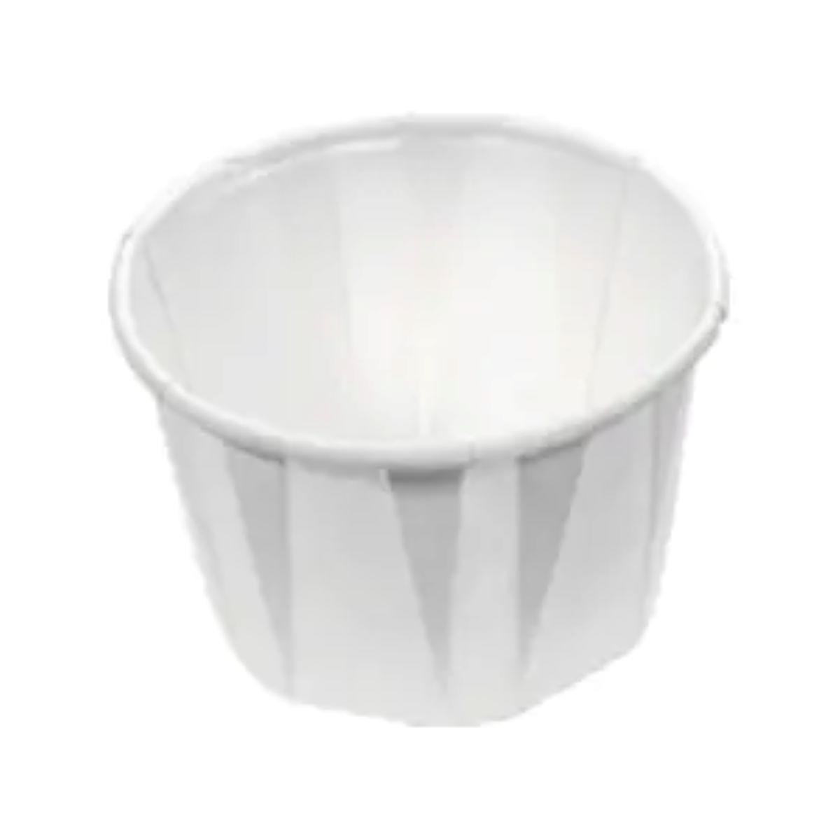 Souffle & Portion Cup 1.25 OZ Paper White 5000/Case