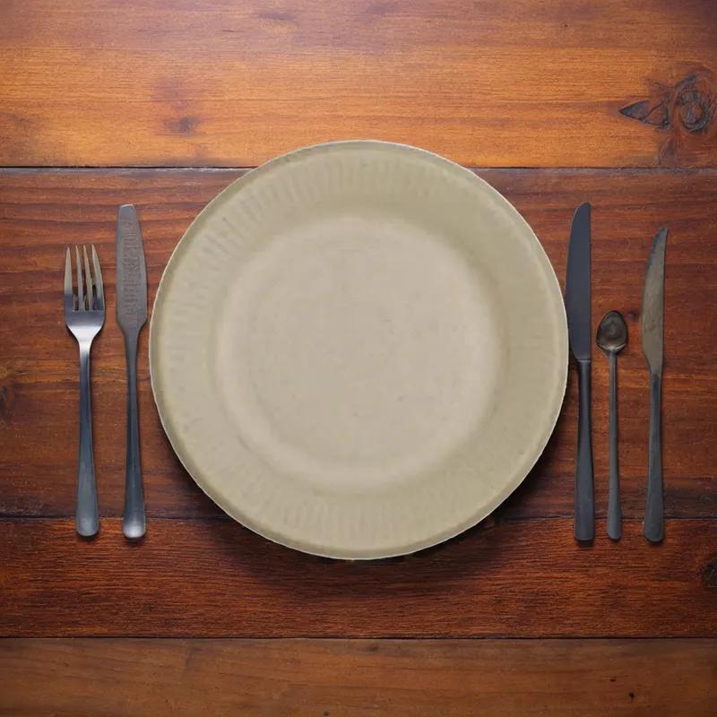 Plate 6 IN Bamboo Plant Fiber Natural Round Freezer Safe 1000/Case