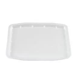 1216 Meat Tray 12X15.75X0.75 IN Polystyrene Foam White Rectangle 100/Case