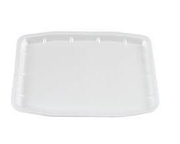 1216 Meat Tray 12X15.75X0.75 IN Polystyrene Foam White Rectangle 100/Case