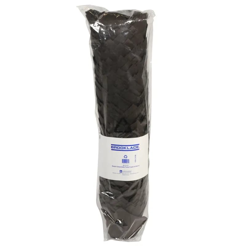 Chocolate Baking Cup Small (SM) 2X3.5X2 IN Paper Petal & Tulip Greaseproof 250 Count/Pack 4 Packs/Case 1000 Count/Case
