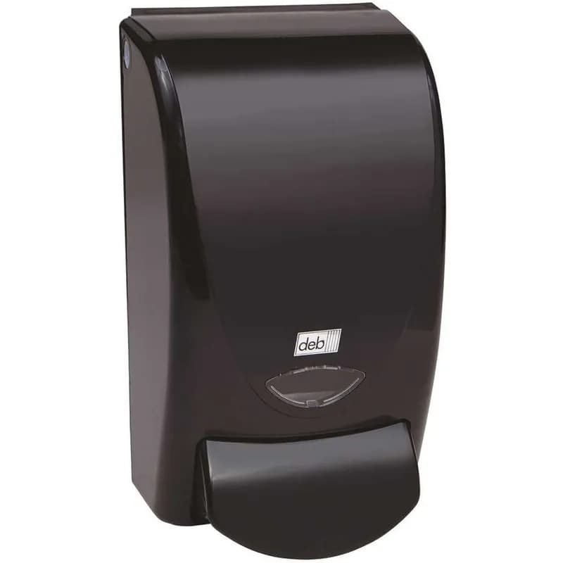 Proline Hand Sanitizer & Soap Dispenser Foam 1000 mL Black Plastic Green Tip 1/Each