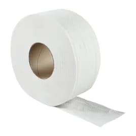 Toilet Paper & Tissue Roll 2PLY White Embossed Core 500 Sheets/Roll 48 Rolls/Case 24000 Sheets/Case