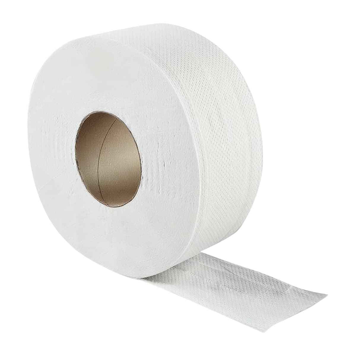 Toilet Paper & Tissue Roll 2PLY White Embossed Core 500 Sheets/Roll 48 Rolls/Case 24000 Sheets/Case