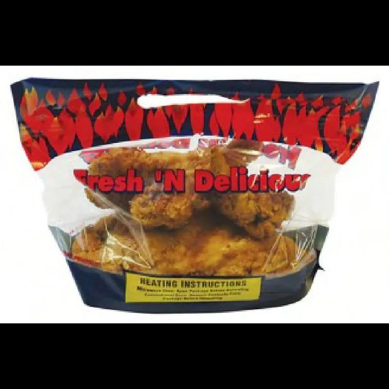 Fried Chicken Bag 10X4X8 IN 4 Piece Plastic Bottom Gusset 500/Case