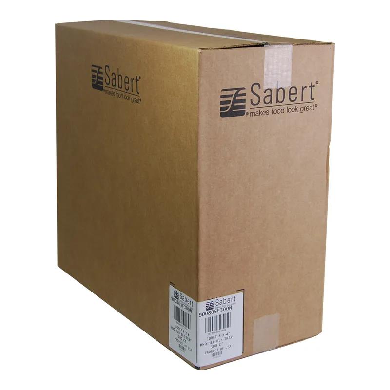 Hoagie & Sub Take-Out Container Base 8.148X4.379X1.21 IN PET Black Rectangle 300/Case