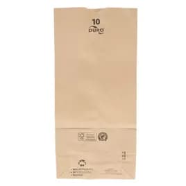 Bag 13.5X6.25X4.25 IN 10 LB Virgin Paper 57# Extra Heavy Kraft With Self-Opening (SOS) Closure 400/Bundle