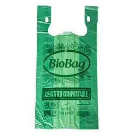 Bag 16X10X25 IN HDPE 20MIC Green T-Sack 500/Case