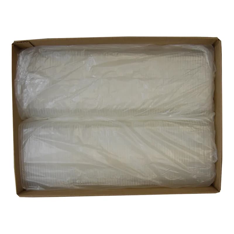 Lid Dome 6.28X6.28X0.61 IN 1 Compartment PP Clear Square For 16 OZ Bowl Unhinged 300/Case
