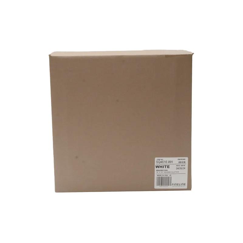 Serving Tray Base 16X16 IN White Square 20/Case