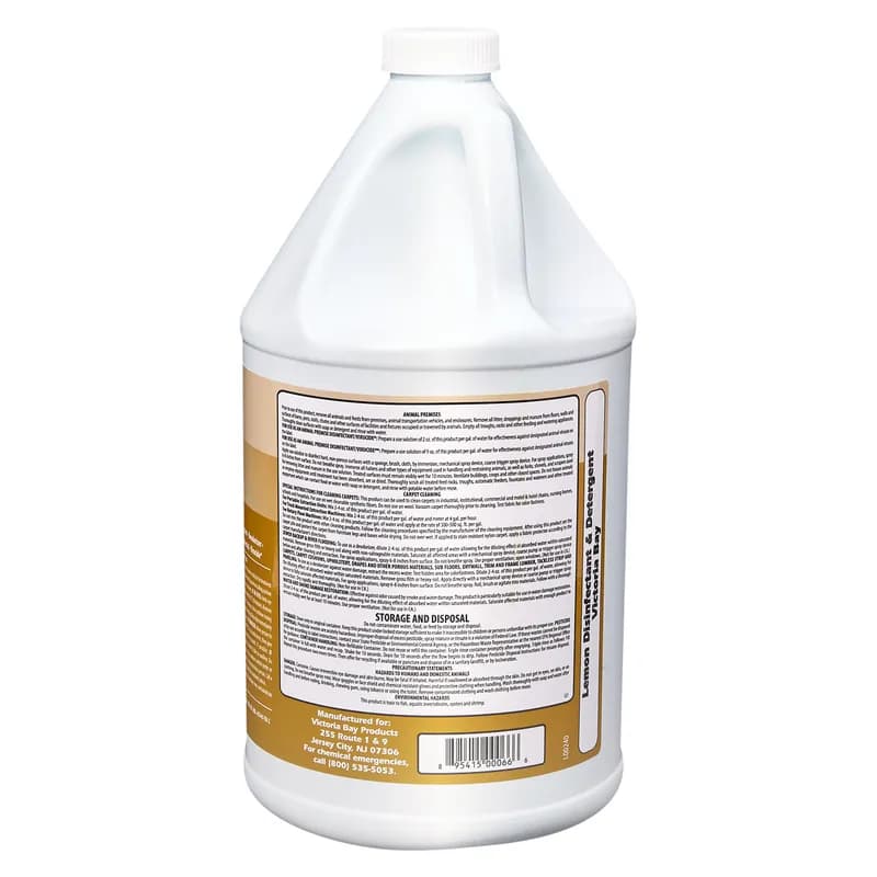 Victoria Bay Lemon Detergent & Disinfectant 1 GAL 4/Case