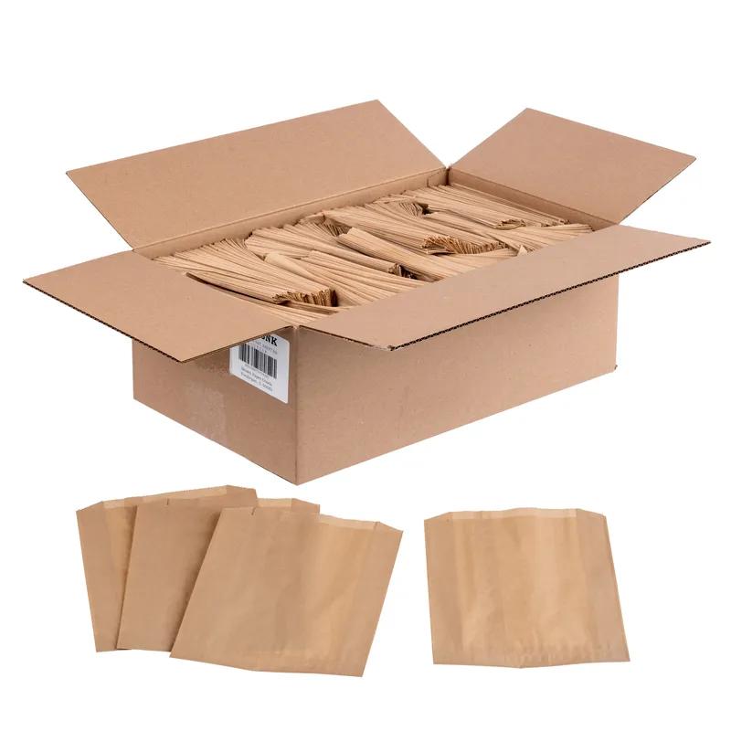 Sandwich Bag 6.5X2X8 IN Paper Natural Plain 2000/Case