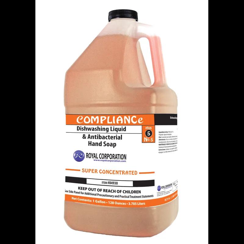 Manual Dish Detergent 1 GAL Non-Antibacterial 4/Case