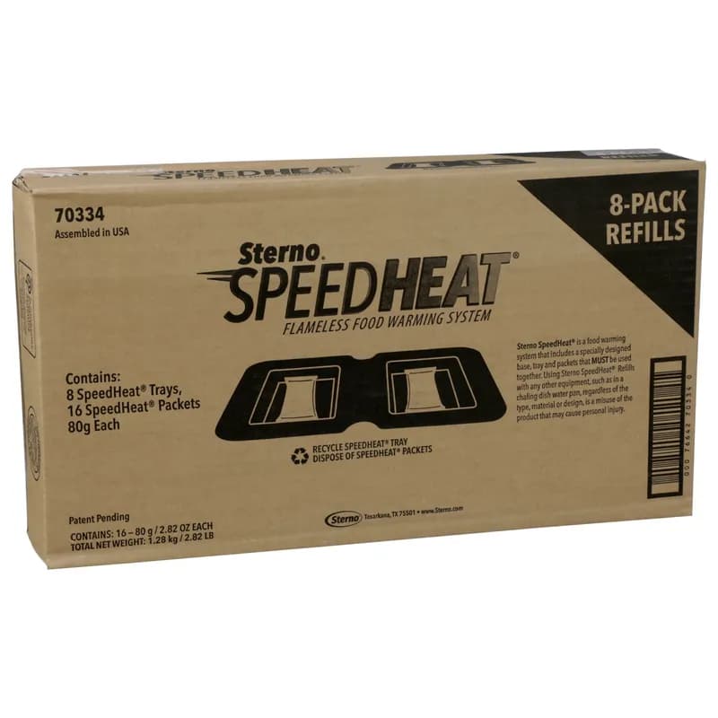 SpeedHeat® Warming System Refill 2 Half Trays 8/Case
