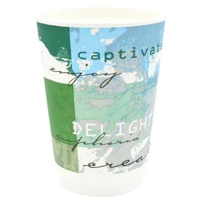 Hot Cup 10 OZ Double Wall Poly-Coated Paper 644/Case