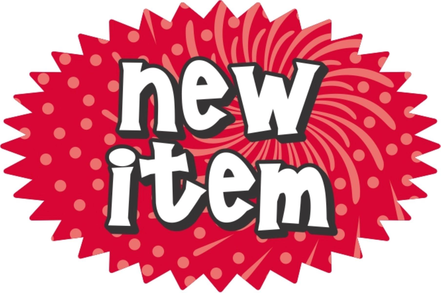 New item Promo Label 1.5X2.25 IN Black Red Starburst 500 Count/Roll 16 Rolls/Case 8000 Count/Case