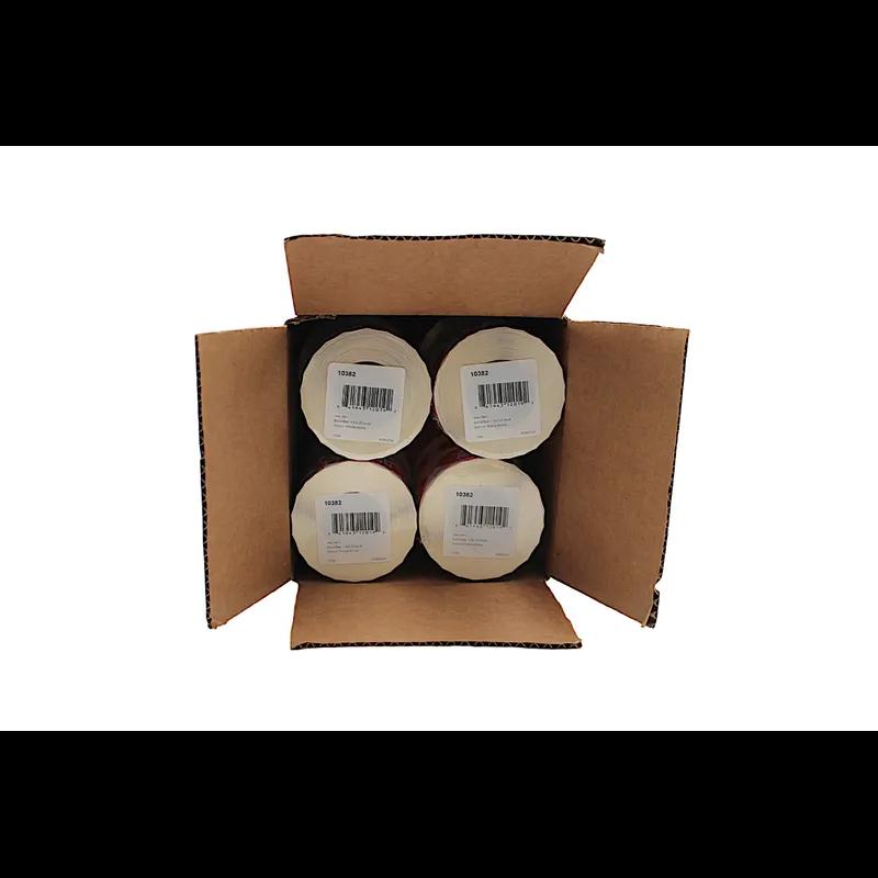 New item Promo Label 1.5X2.25 IN Black Red Starburst 500 Count/Roll 16 Rolls/Case 8000 Count/Case