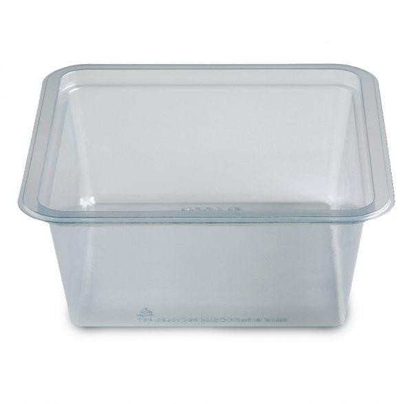 Fresh 'n Clear® GoCube® Deli Container Base 64 OZ PET Clear Square 200/Case
