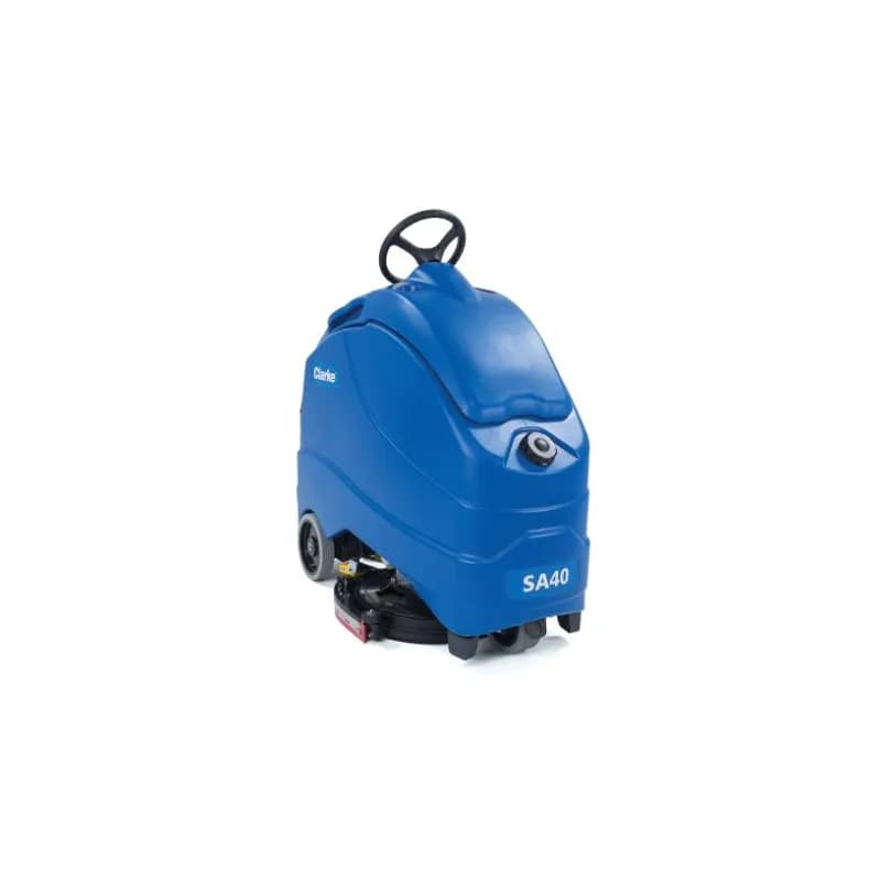 Clarke® SA40 Auto Scrubber 48.5X24X52.5 IN Blue Black Stand-On AMG Battery 1/Each