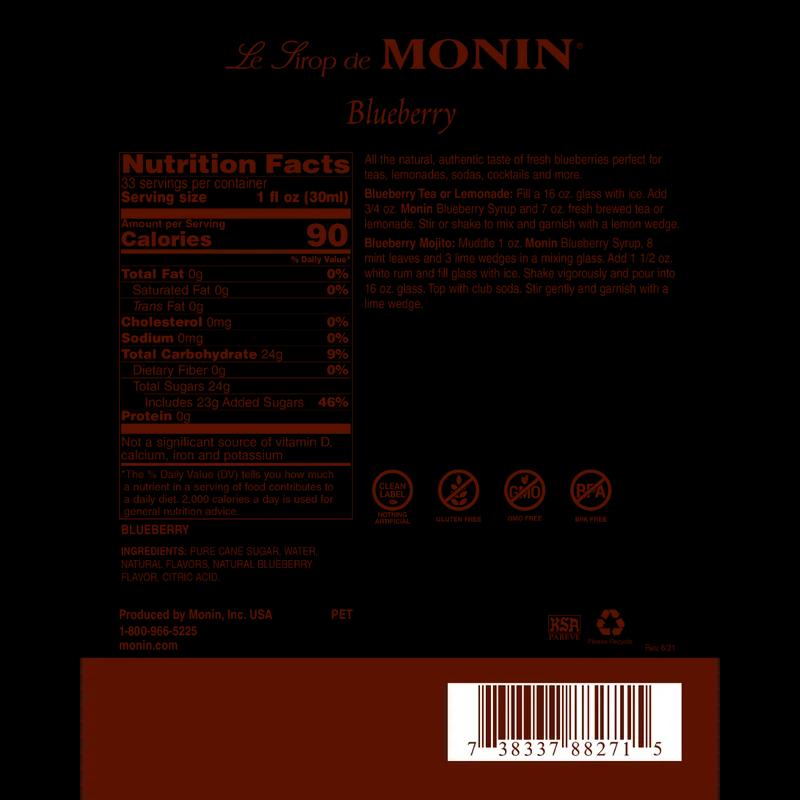 Blue Berry Syrup 1 L 4/Case