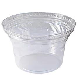 Lid Dome 4X2.5 IN RPET Clear For Container No Hole 1000/Case