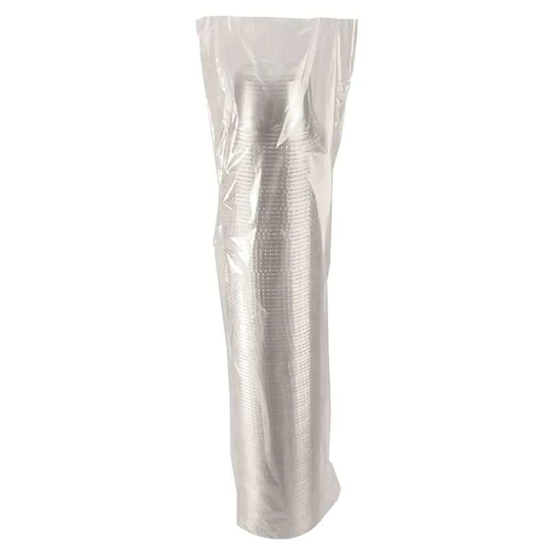 Lid Dome 4X2.5 IN RPET Clear For Container No Hole 1000/Case