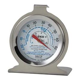 Thermometer Stainless Steel Dial -20F to 70F 2IN Display 1/Each