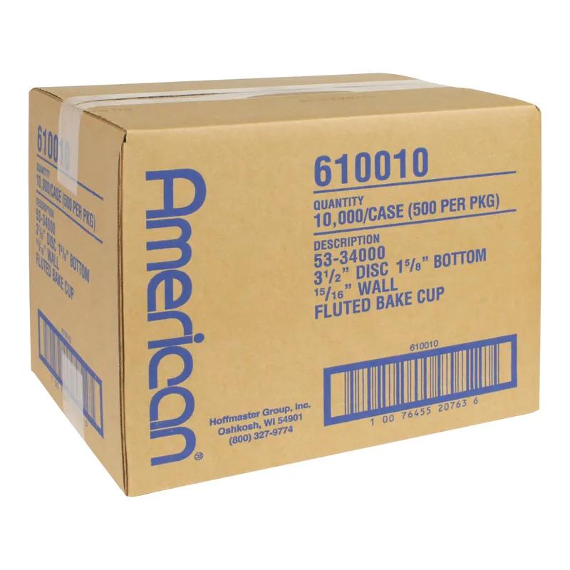 Baking Cup 3.5 IN Paper Fluted 10000/Case