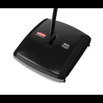 Executive Series Floor Sweeper 10.5X9.7X2.7 IN Black Galvanized Steel ABS Dual Action 1/Each