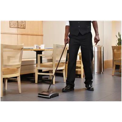 Floor Sweeper Black Steel Dual Action 1/Each